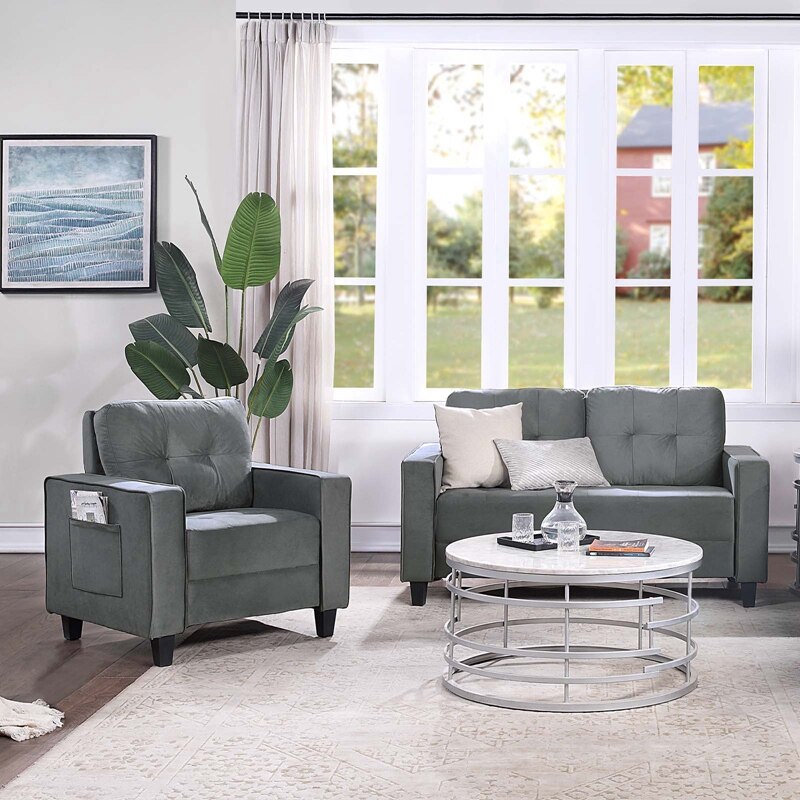 Sofa Set - Loveseat, Arm Chair And Three Seat (1+3 Seat)