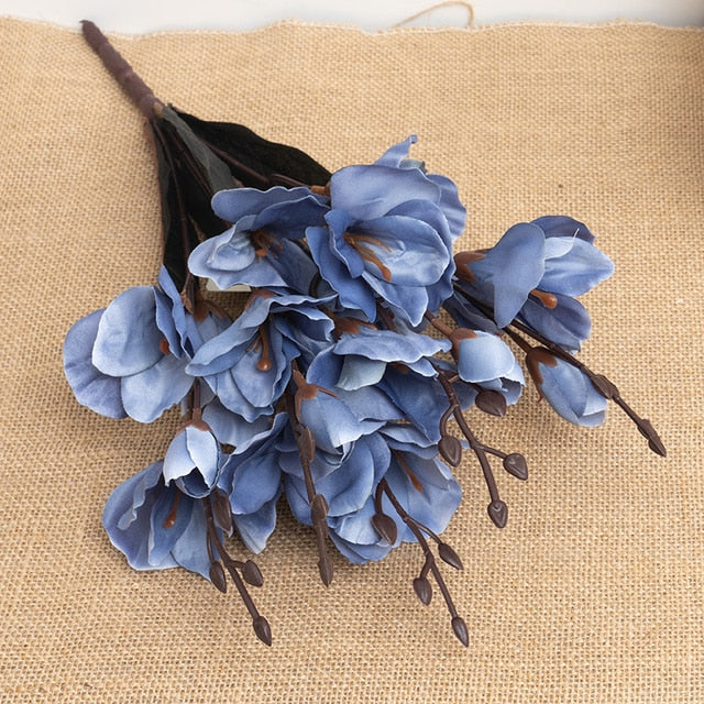 Silk Artificial Orchid Flowers Bouquet