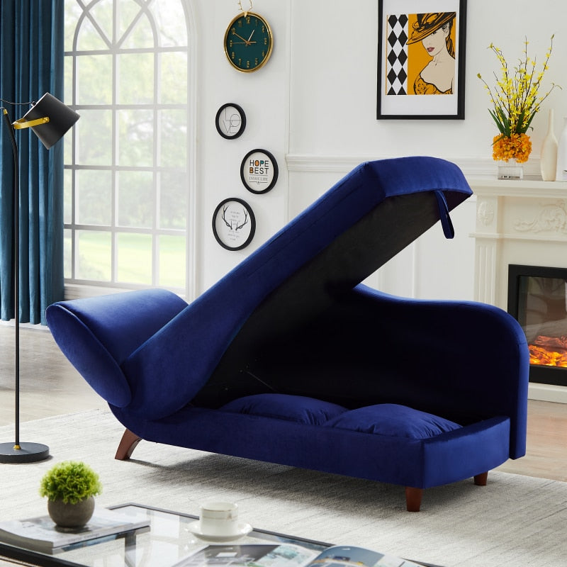 Storage Chaise Lounge (Right Armrest)