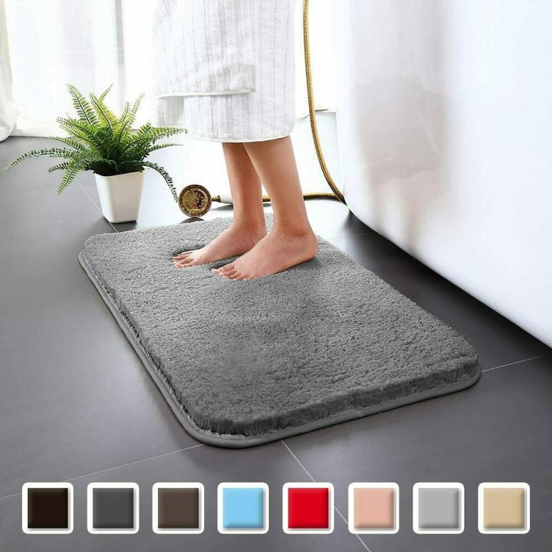 Bathroom Absorbent Carpet Anti-slip Bath Rug Mat