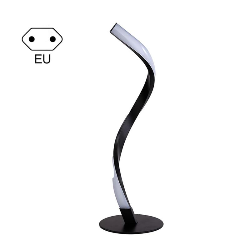 Modern LED Spiral Table Lamp Curved Desk Bedside Lamp