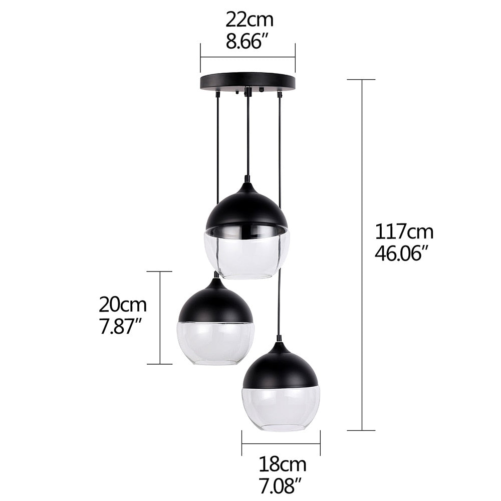 Modern Contemporary Glass Pendant Lamp and Lights