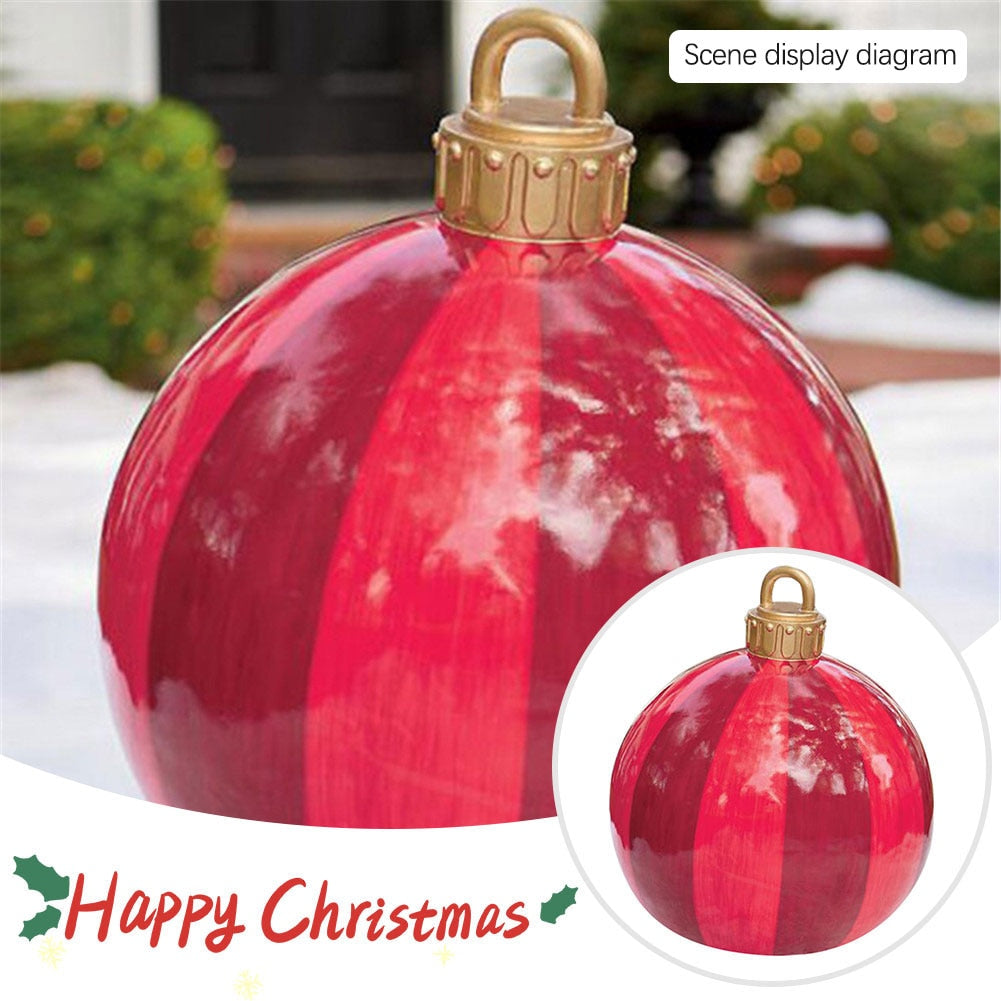 Outdoor Christmas Inflatable Decorated Giant PVC Ball