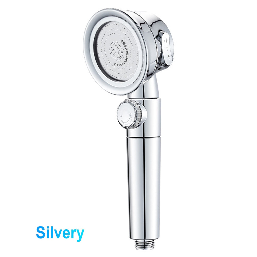 3 Modes Bathroom Pressurized High Pressure Water Saving Adjustable Shower Head