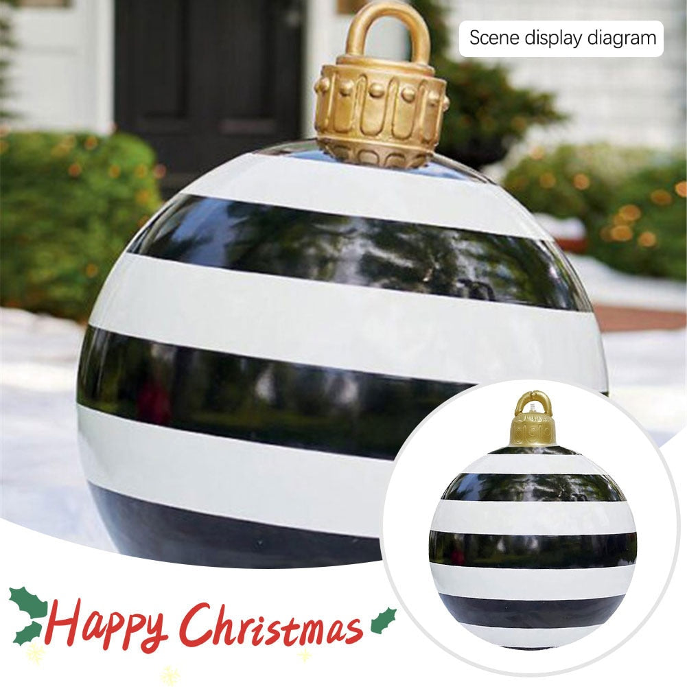 Outdoor Christmas Inflatable Decorated Giant PVC Ball