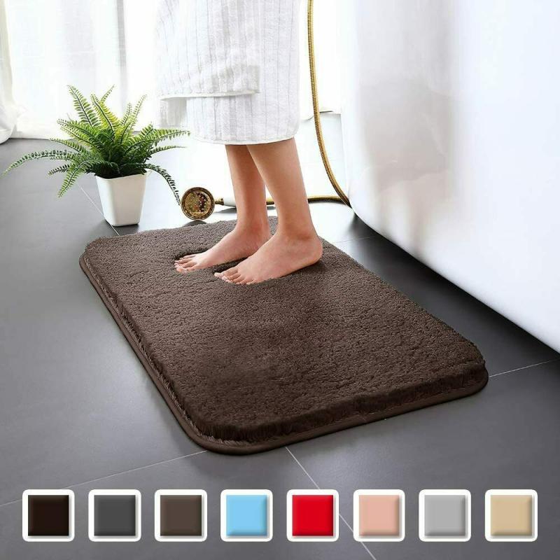 Bathroom Absorbent Carpet Anti-slip Bath Rug Mat