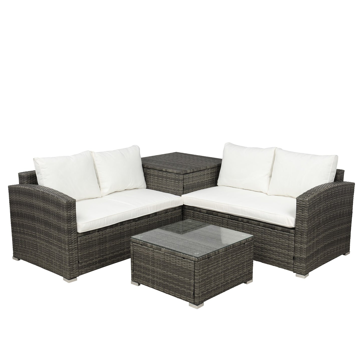 4 piece Outdoor Patio Garden Furniture