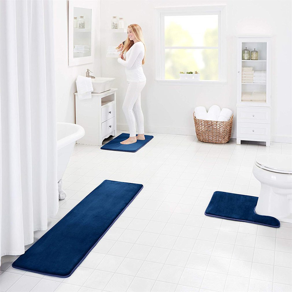 Comfortable Bath Mat with Memory Foam