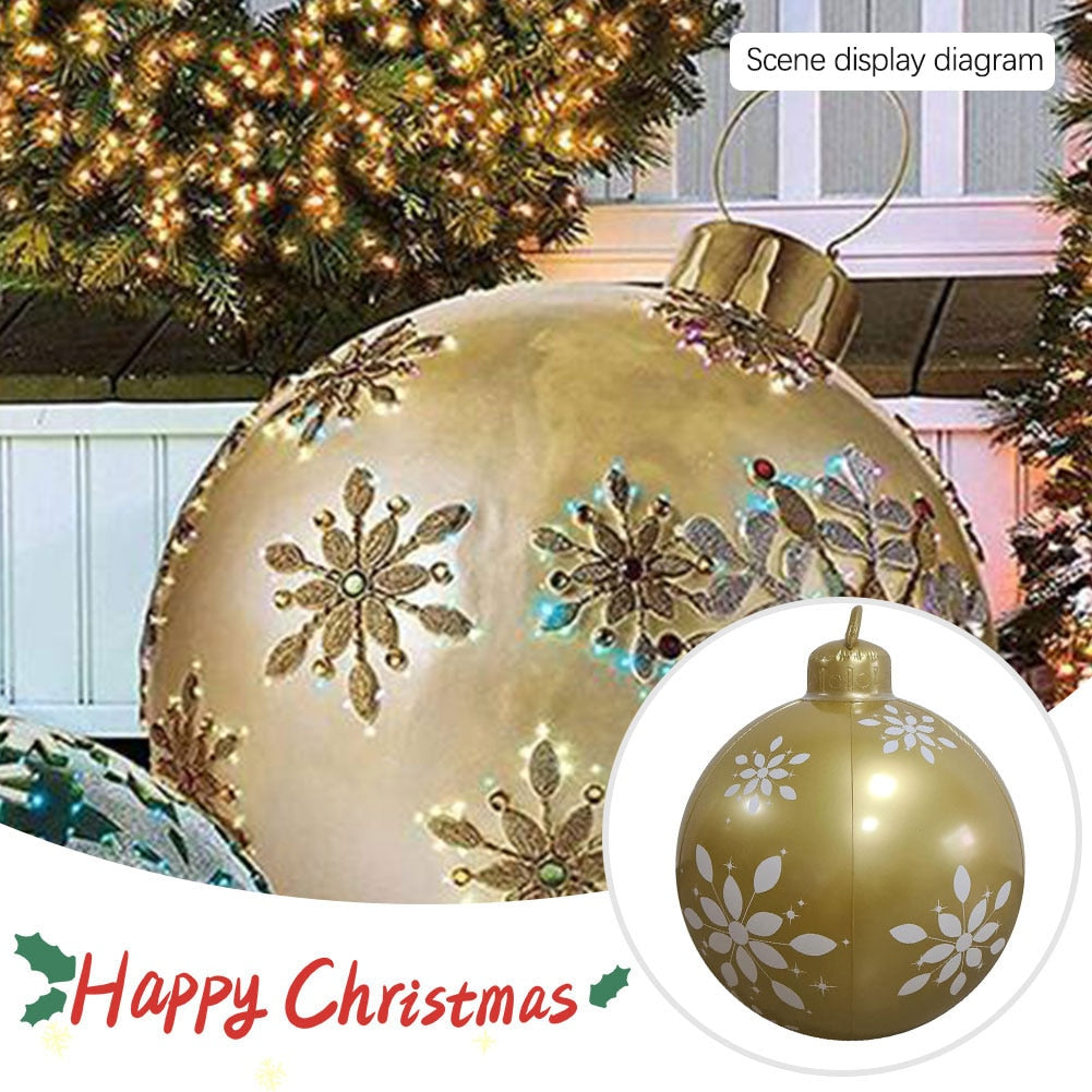 Outdoor Christmas Inflatable Decorated Giant PVC Ball