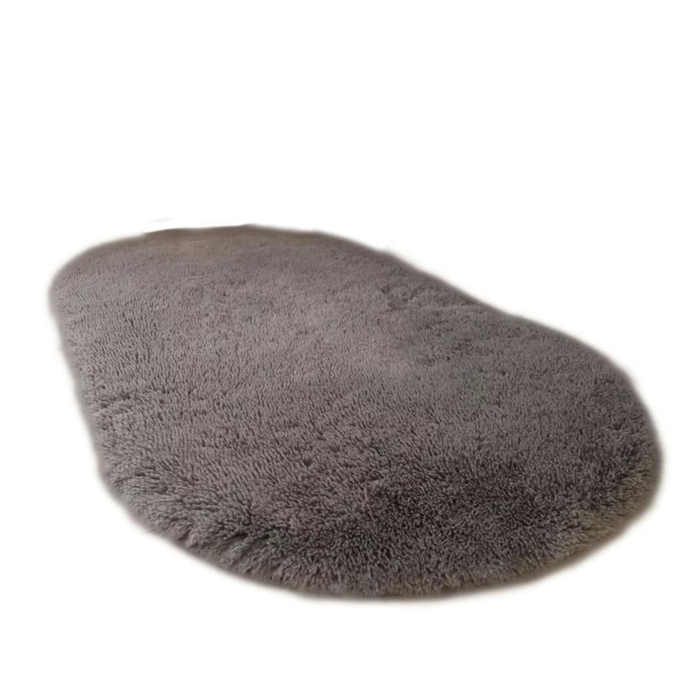 Shaggy, Fluffy, Long Oval Area Rugs for Kids