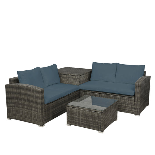 4 piece Outdoor Patio Garden Furniture