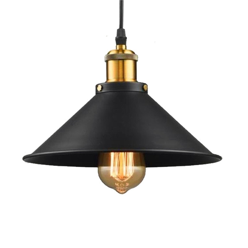 Black modern industrial 3 lights ceiling chandelier