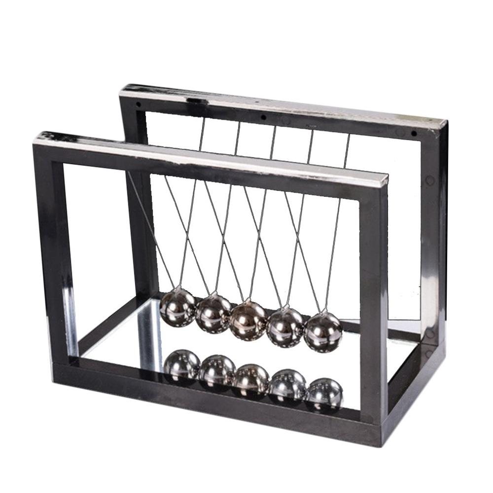 Newton Desk Table Decor Metal Cradle Pendulum