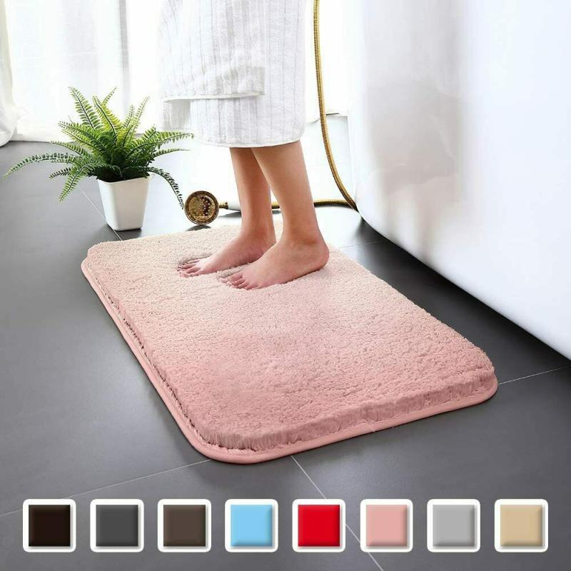 Bathroom Absorbent Carpet Anti-slip Bath Rug Mat