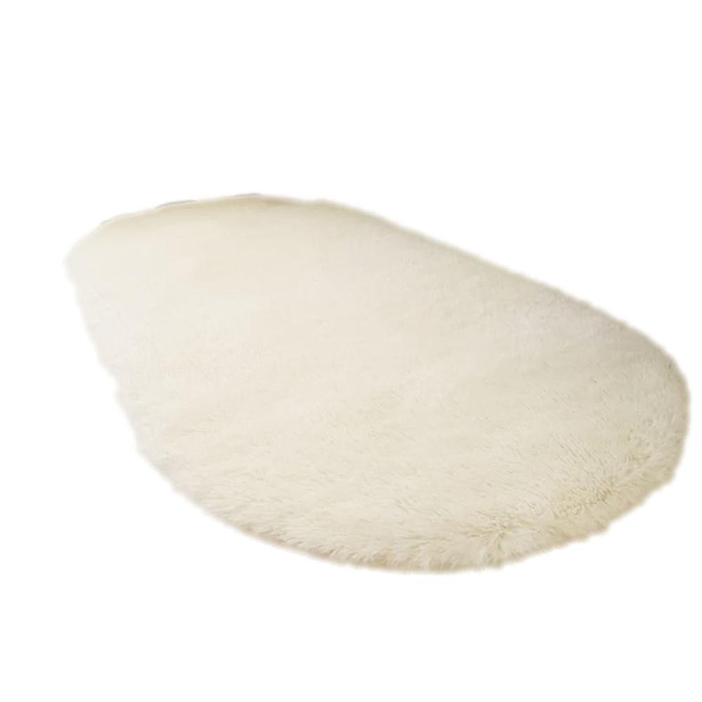 Shaggy, Fluffy, Long Oval Area Rugs for Kids