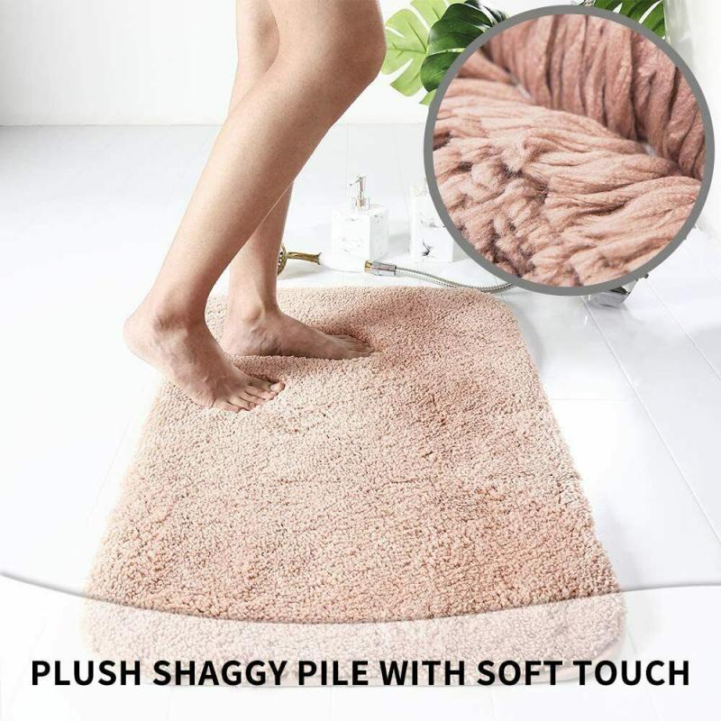 Bathroom Absorbent Carpet Anti-slip Bath Rug Mat