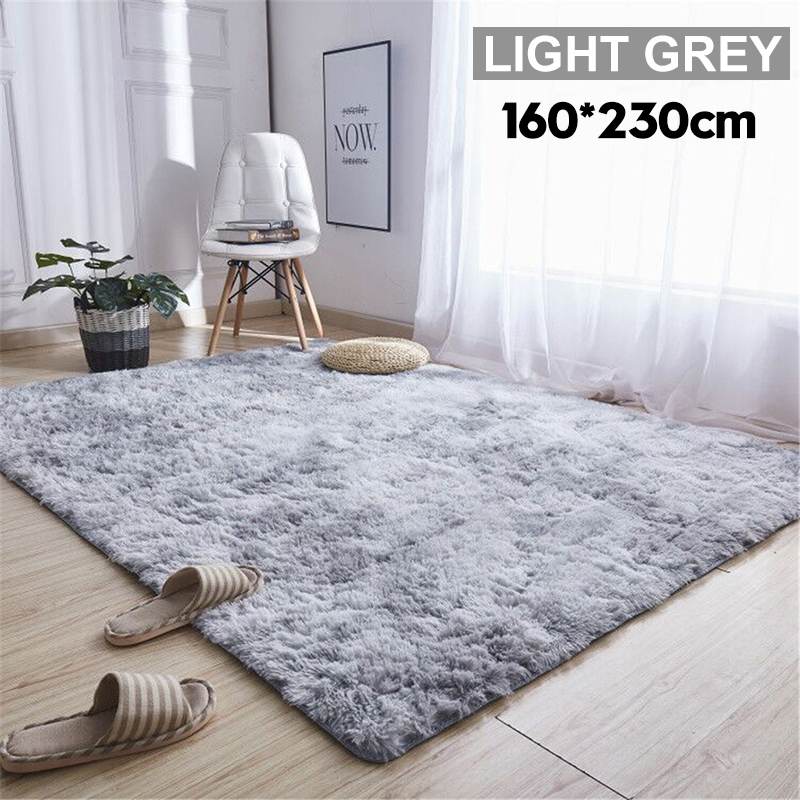 Modern Luxury Velvet Shag Area Rug