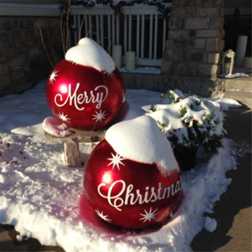 Outdoor Christmas Inflatable Decorated Giant PVC Ball