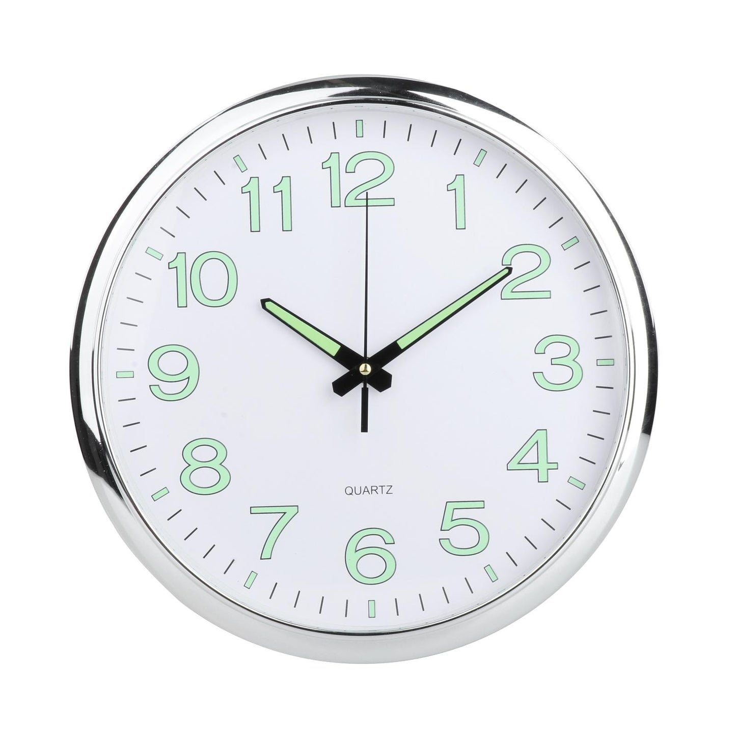 Modern Luminous Wall Clock with Silent Night Light Quartz