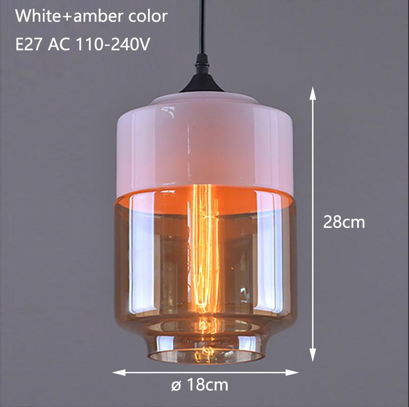 Modern Contemporary Glass Pendant Lamp and Lights