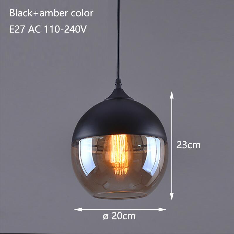 Modern Contemporary Glass Pendant Lamp and Lights