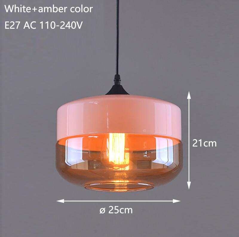 Modern Contemporary Glass Pendant Lamp and Lights