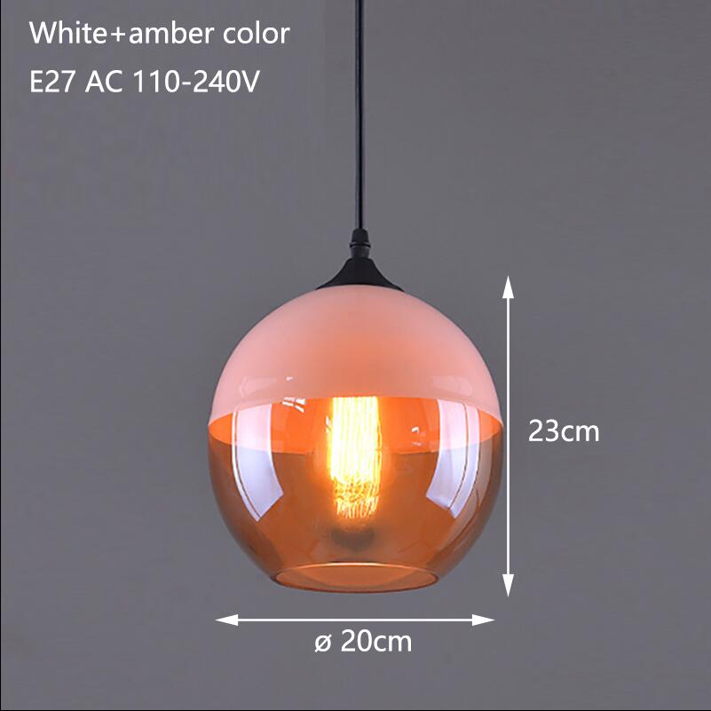 Modern Contemporary Glass Pendant Lamp and Lights