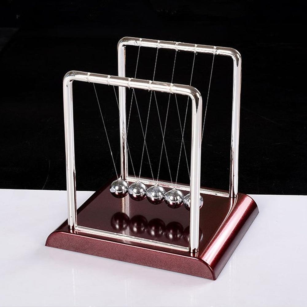 Newton Desk Table Decor Metal Cradle Pendulum Ball Physics Science Pendulum Steel Balance Ball home office Decoration