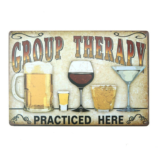 Vintage Beer Metal Plate Painting Wall Decor