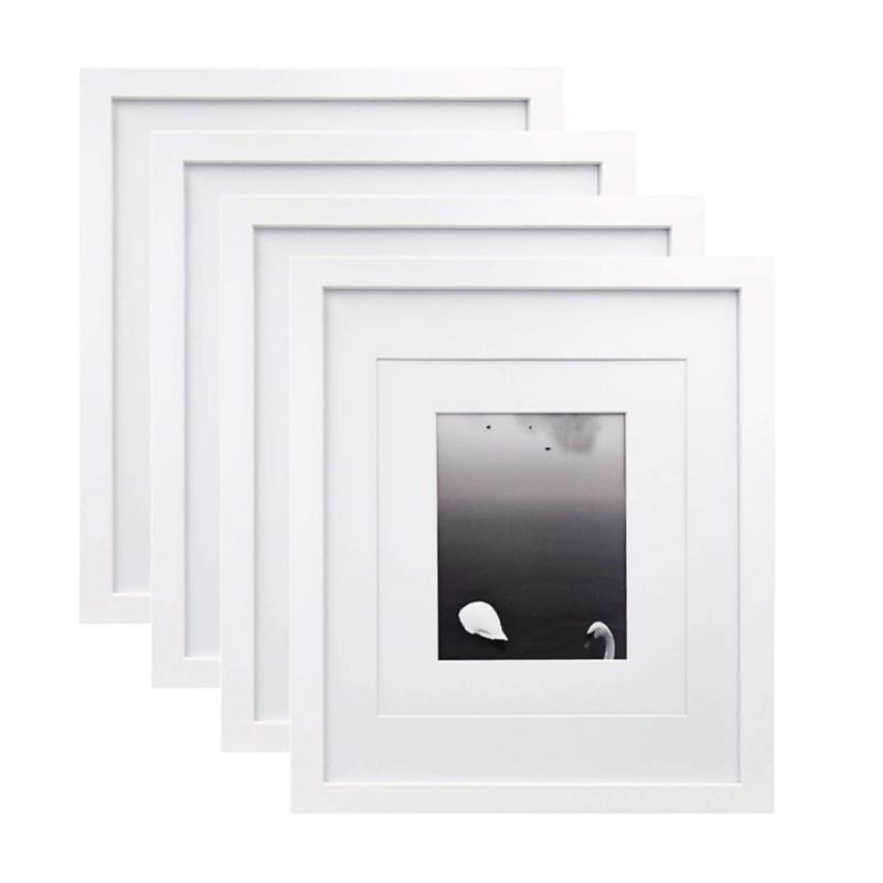 Solid Black and White Photo Frame Set Wall Decoration