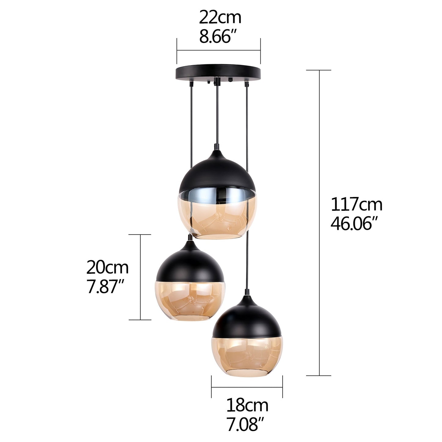 Modern Contemporary Glass Pendant Lamp and Lights