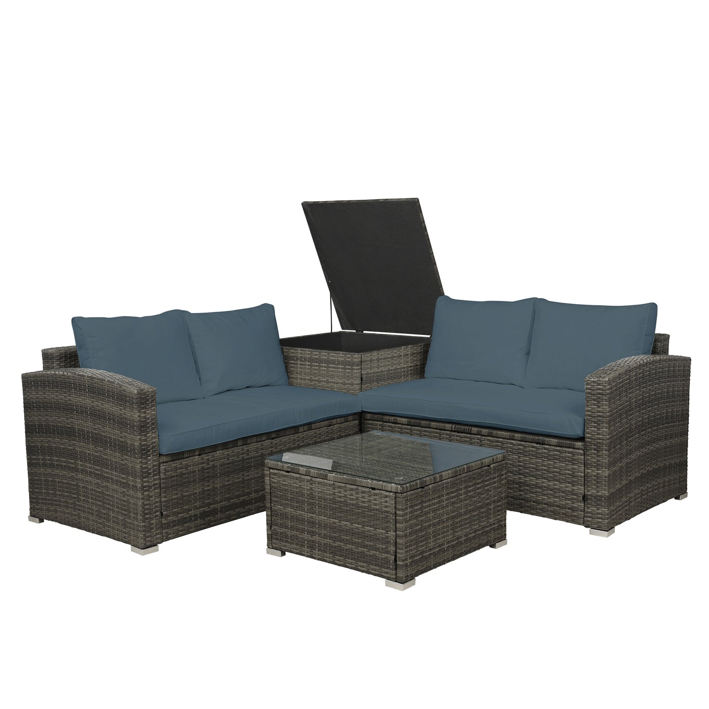 4 piece Outdoor Patio Garden Furniture