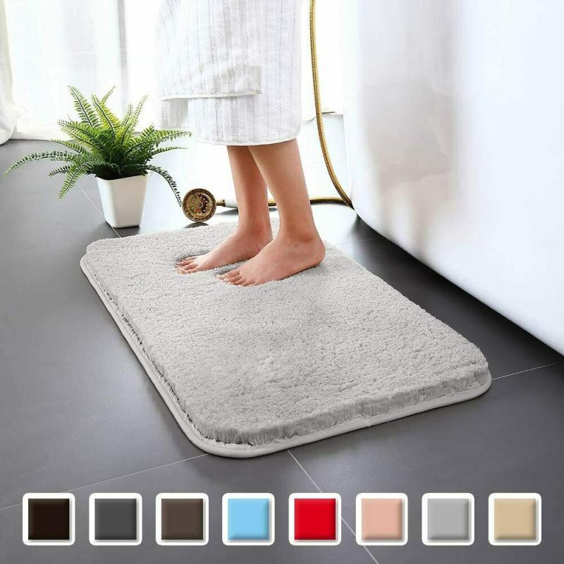 Bathroom Absorbent Carpet Anti-slip Bath Rug Mat