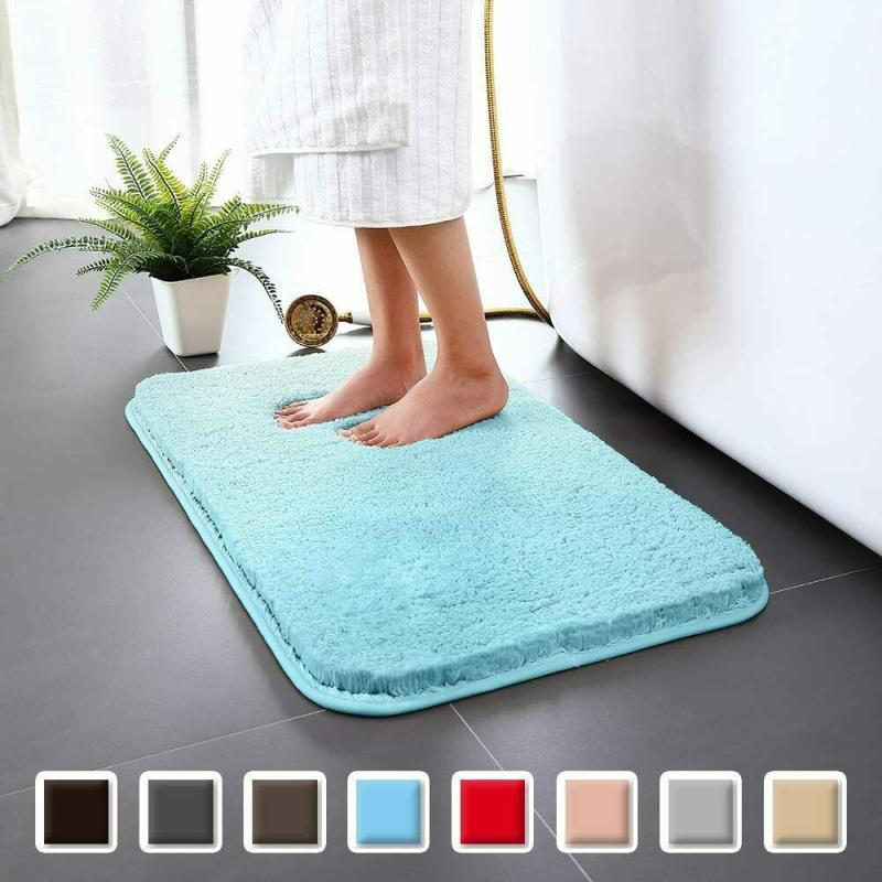 Bathroom Absorbent Carpet Anti-slip Bath Rug Mat