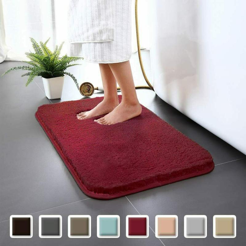 Bathroom Absorbent Carpet Anti-slip Bath Rug Mat