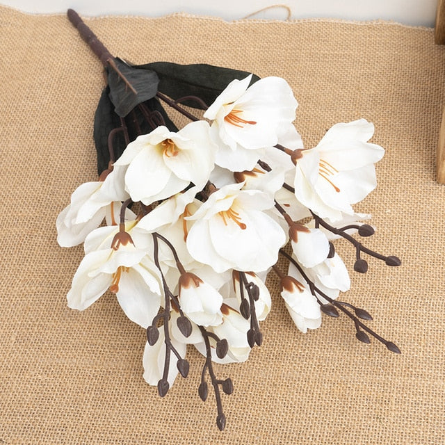 Silk Artificial Orchid Flowers Bouquet