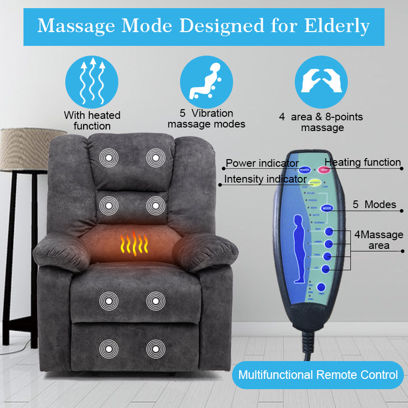 Sofa Chair Elderly Electric Massage Lift Recliner