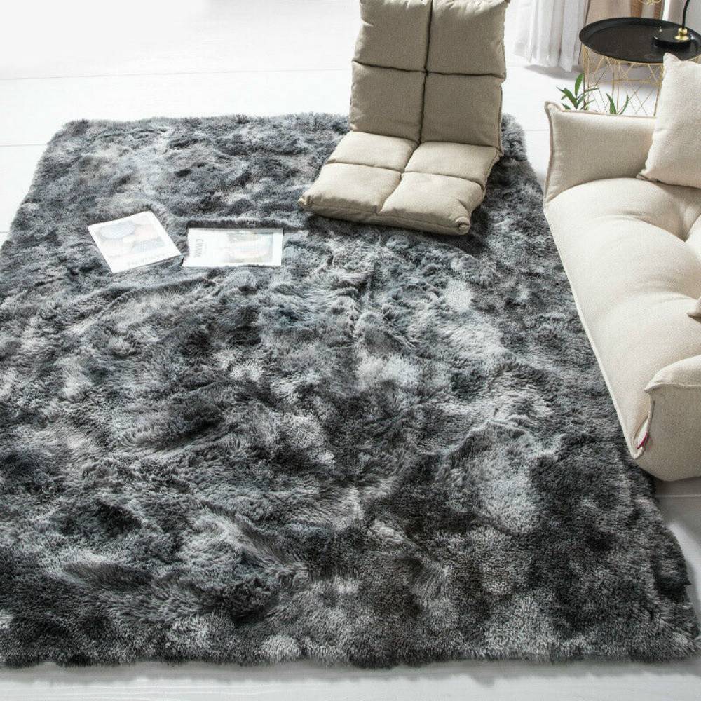 Large Fluffy Long Hair Lounging Rugs and Carpet