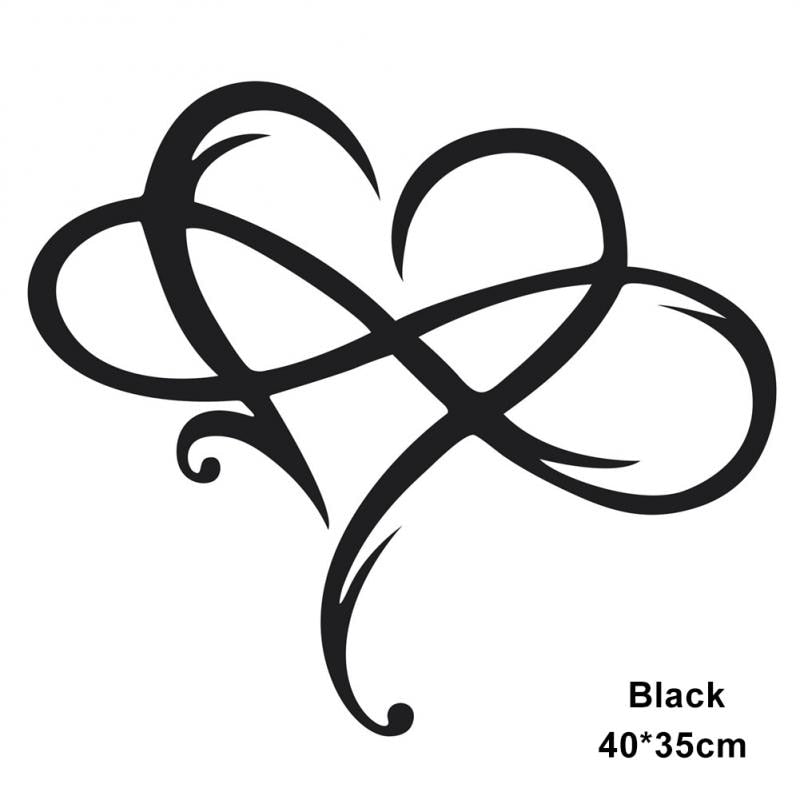 Eternal Love Infinite Romantic Heart Iron Art Decoration