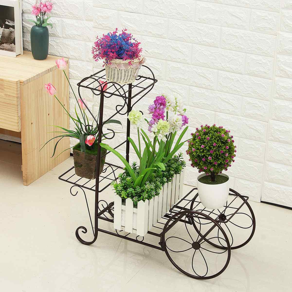 Metal Potted Plant Stand