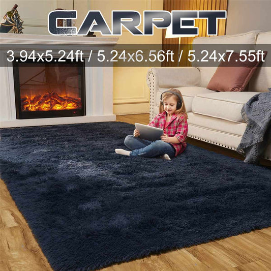 Modern Large Long Hair Lounge Carpet