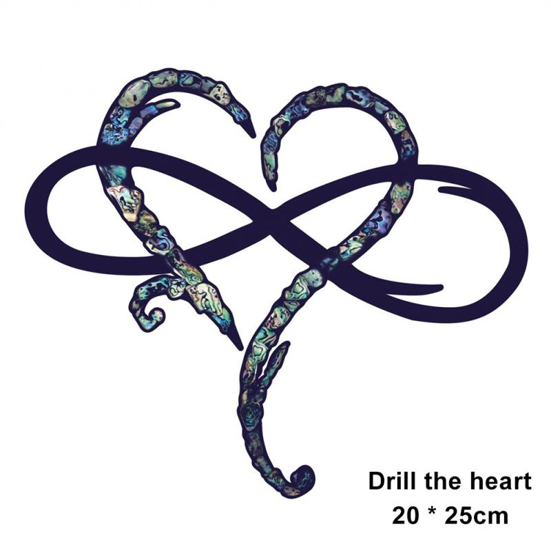 Eternal Love Infinite Romantic Heart Iron Art Decoration