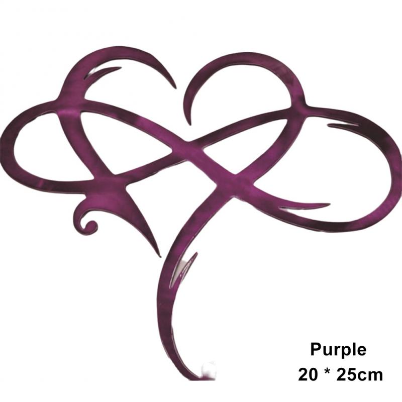 Eternal Love Infinite Romantic Heart Iron Art Decoration