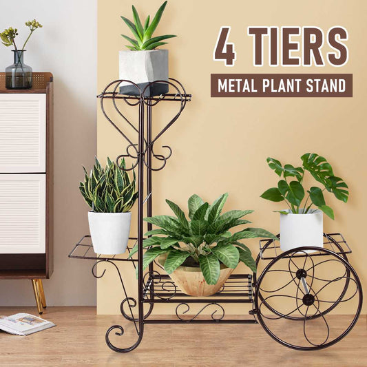 Metal Potted Plant Stand