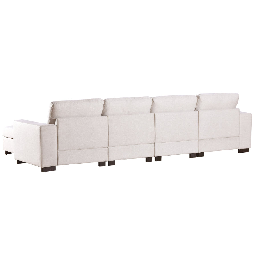 3 Piece Convertible Sofa bed with Removable Ottoman