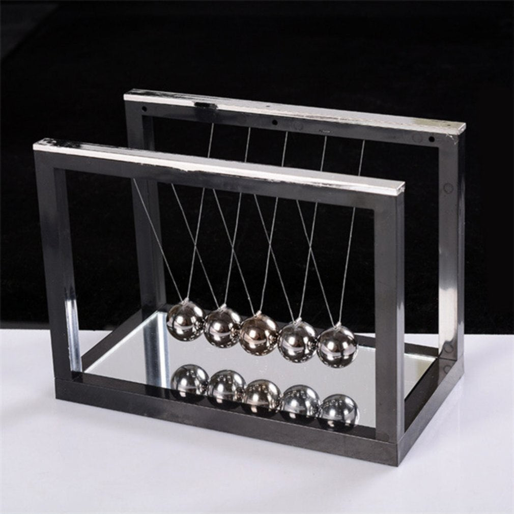 Newton Desk Table Decor Metal Cradle Pendulum Ball Physics Science Pendulum Steel Balance Ball home office Decoration